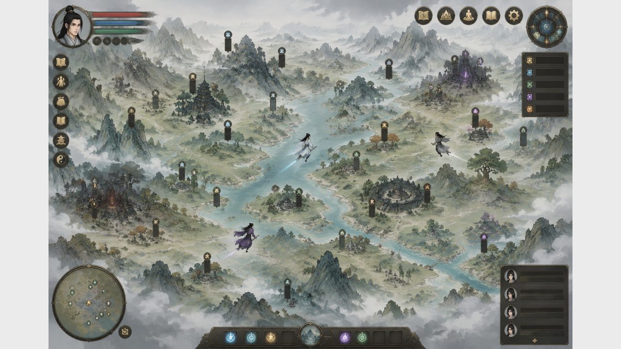 鬼谷八荒 角色养成 实机截图 6