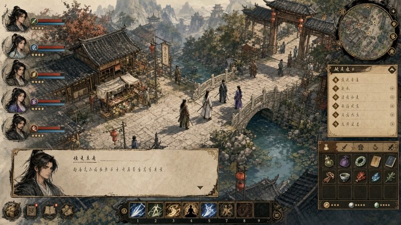 金庸群侠传5爱与死仙狐MOD六周年 地图探索 实机截图 4