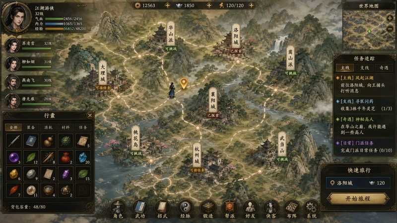 金庸群侠传5爱与死仙狐MOD六周年 角色养成 资料图 7