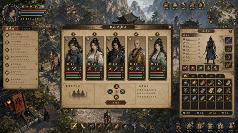 金庸群侠传5爱与死仙狐MOD六周年 地图探索 资料图 5